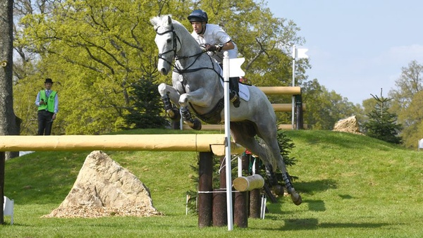 Badminton three horses: Harry Meade, pictured at Badminton 2018, is one of the few riders who could potentially enter three horses